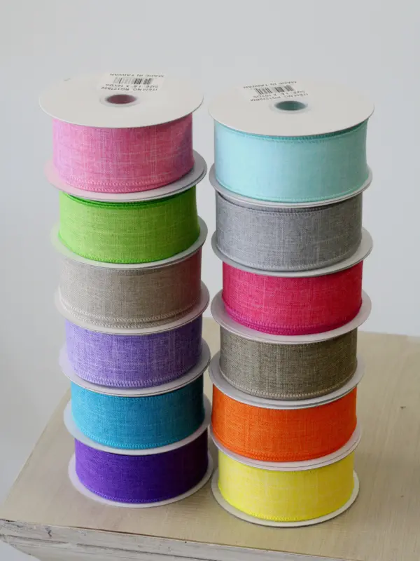 Double-Wired Textured Burlap