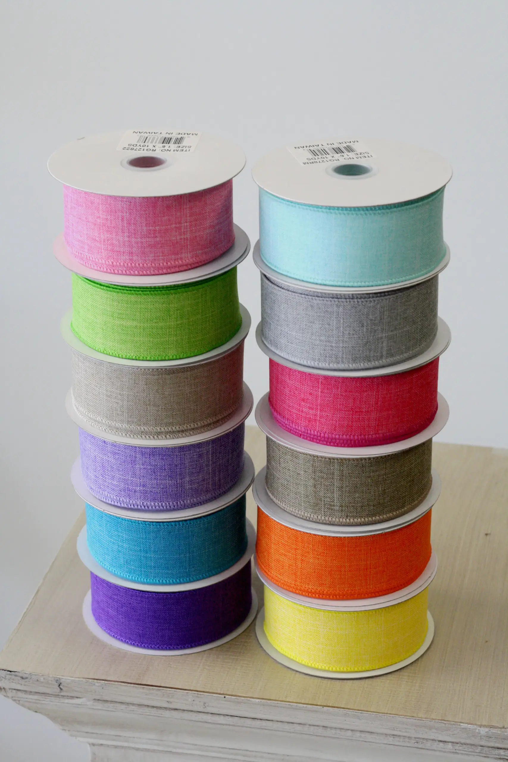 Double-Wired Textured Burlap