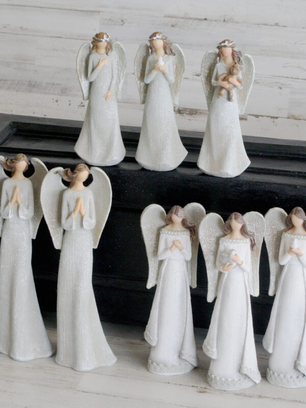 18 Piece Resin Angel Assortment (8,10,12")