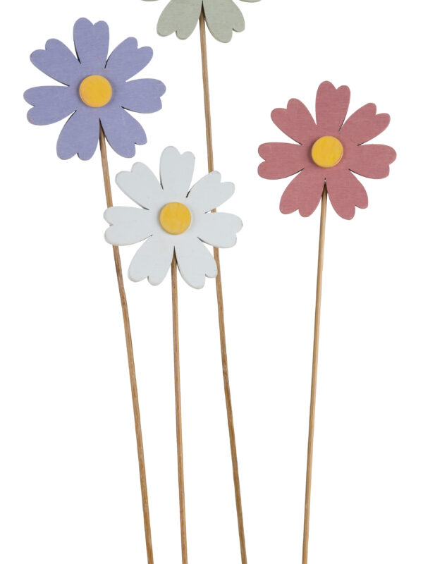 12 Piece Wooden Flower Pick