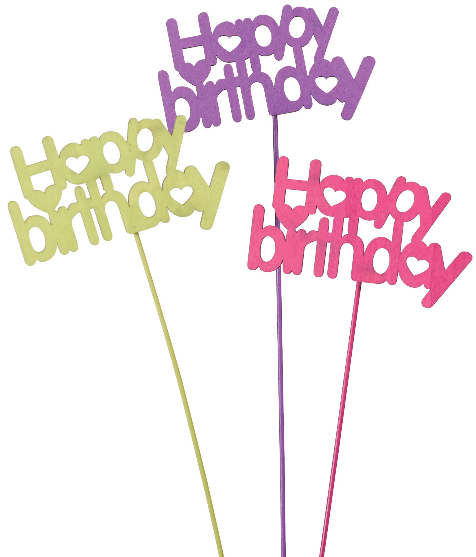 24 Piece Happy Birthday Pick