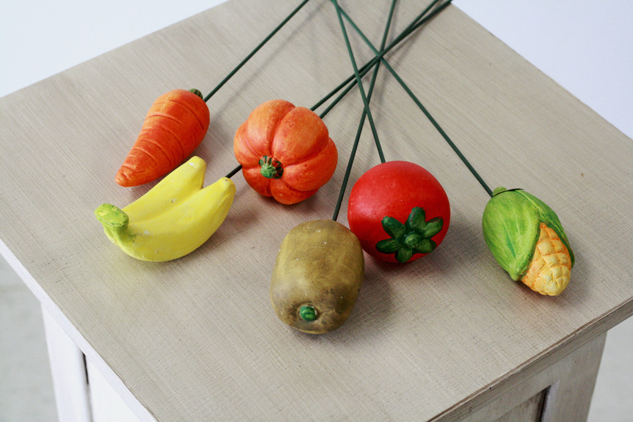 24 Piece Ceramic Fruit Picks