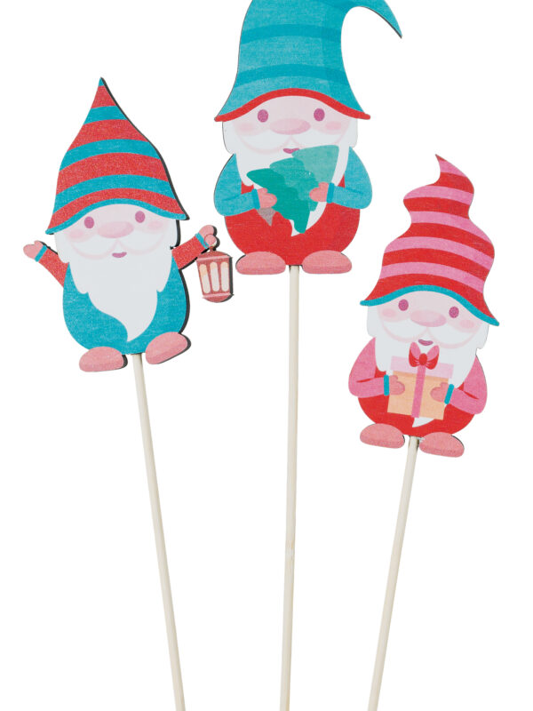 12 Piece Gnome Christmas Pick
