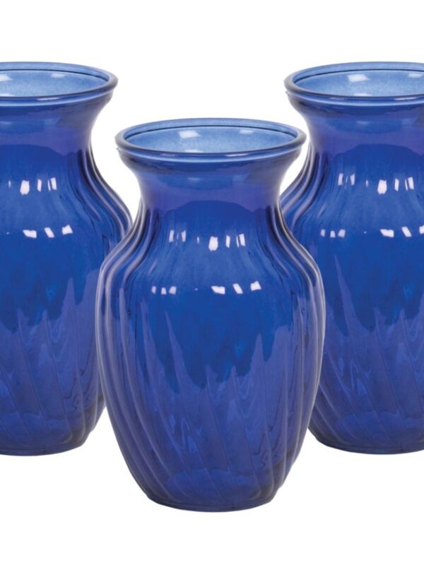 12 Piece Cobalt Blue Vase