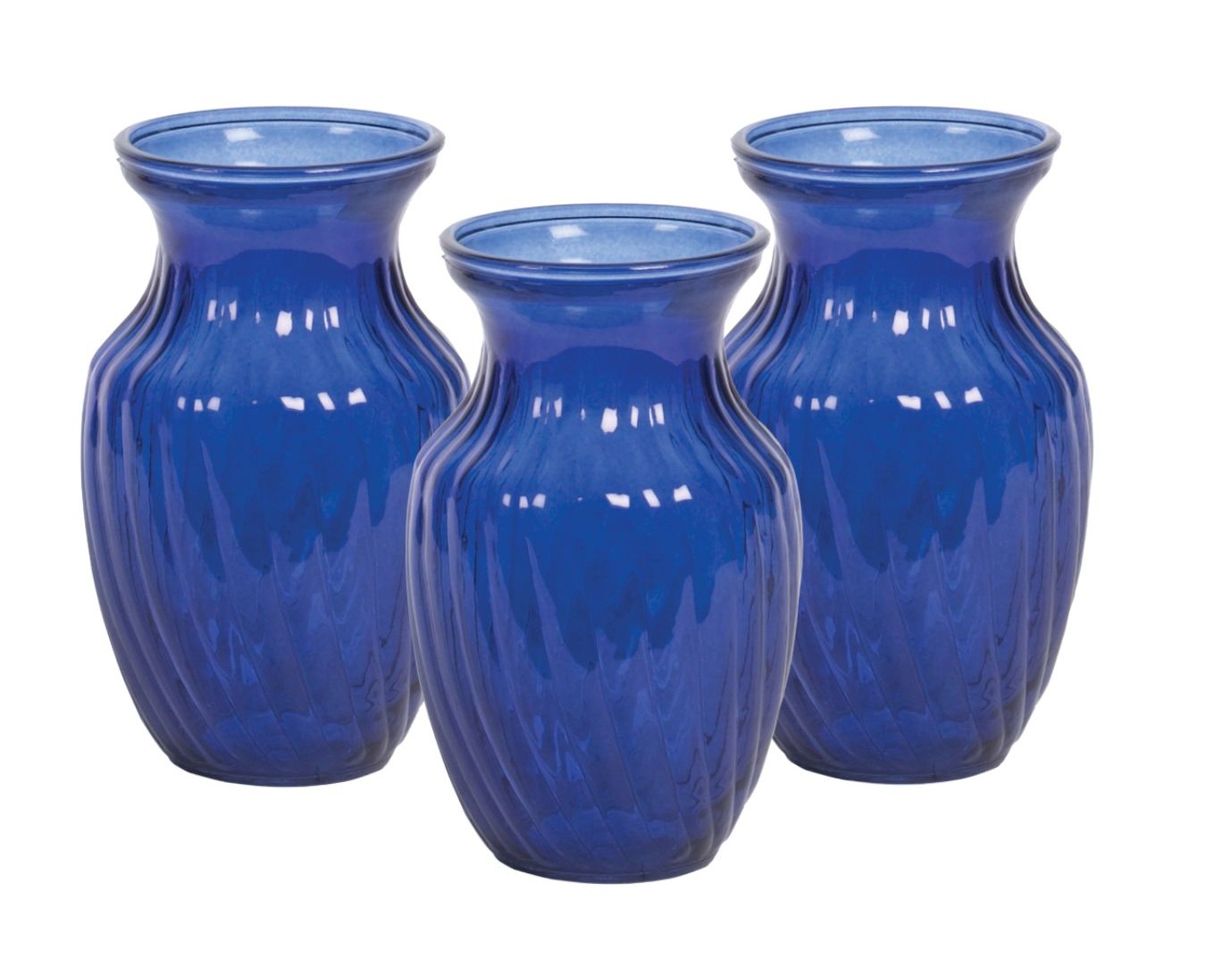 12 Piece Cobalt Blue Vase