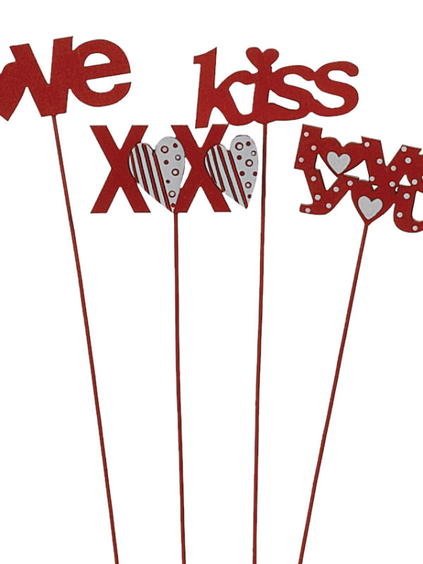 12 Piece Love Sayings Pick Assortment