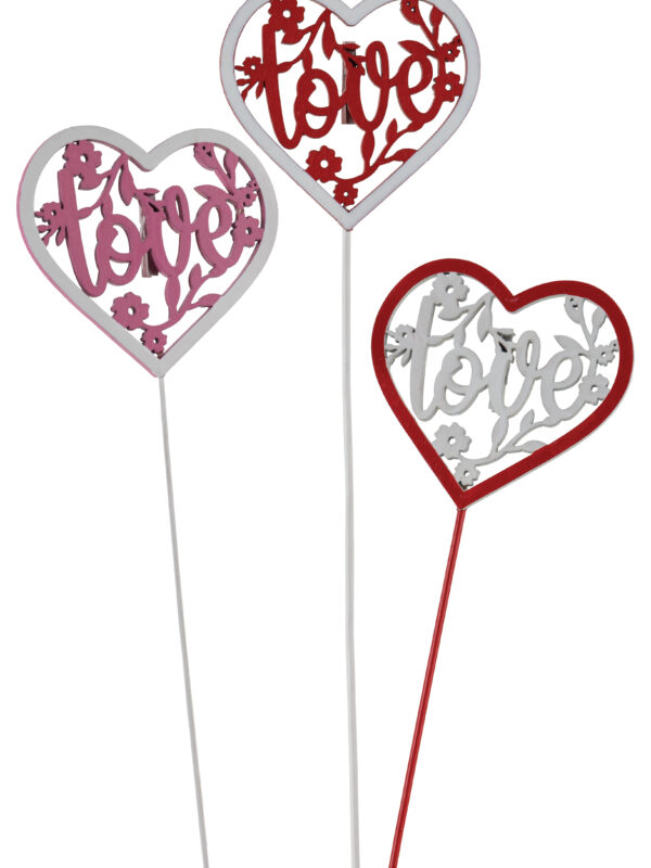 12 Piece Wooden Love Pick