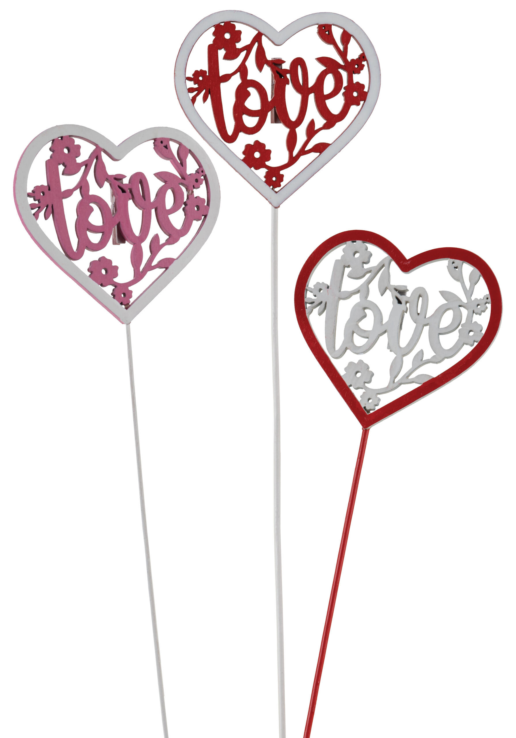 12 Piece Wooden Love Pick