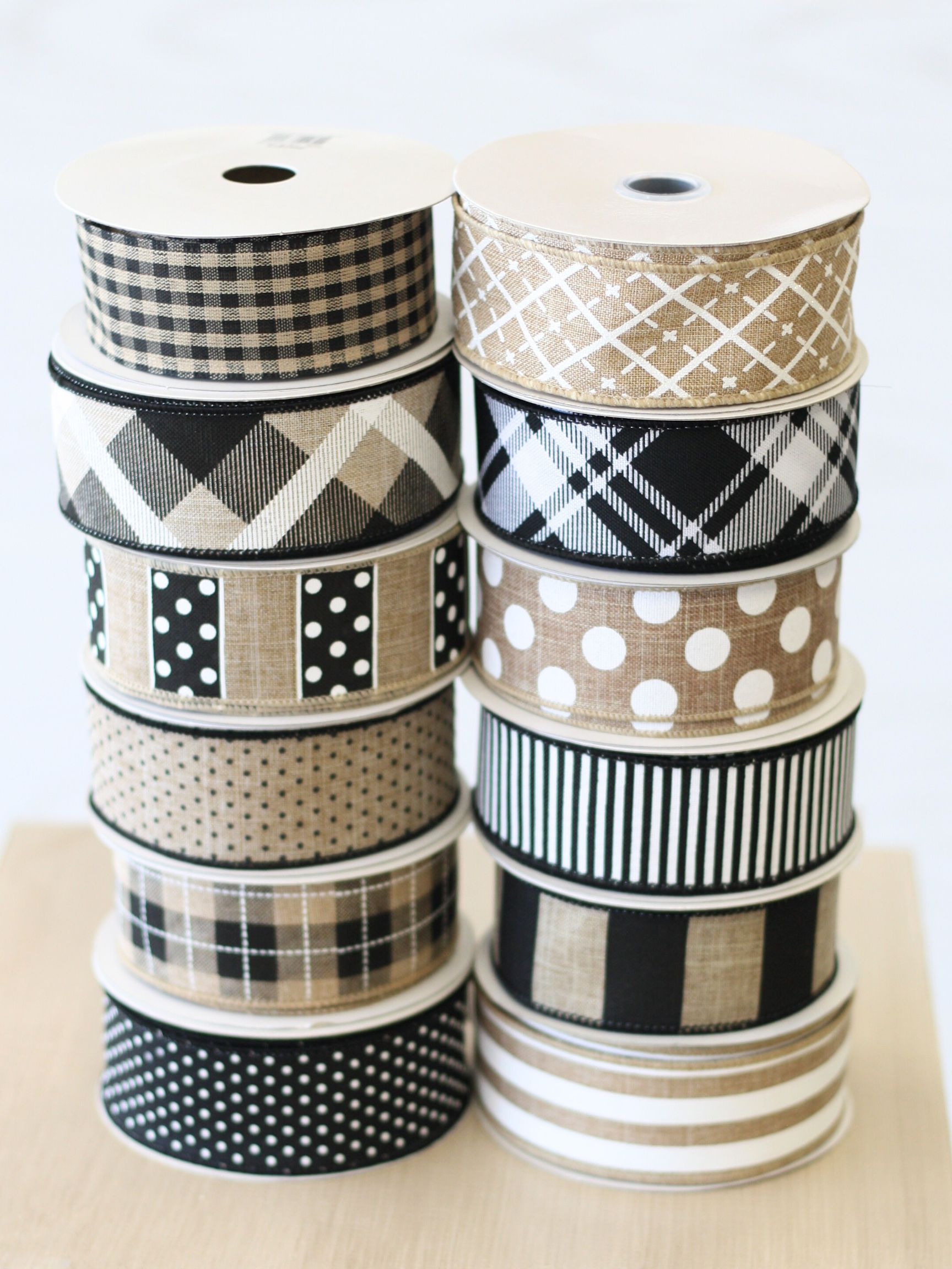 12 Rolls # 9 Neutral/Natural Ribbon