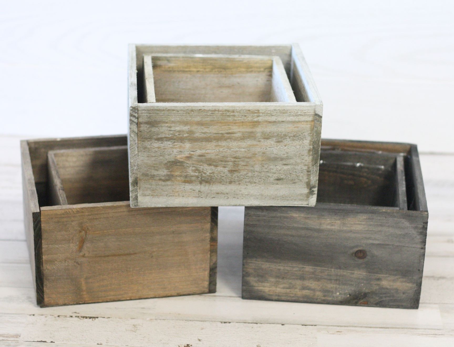 12 Piece Assorted Wooden Boxes