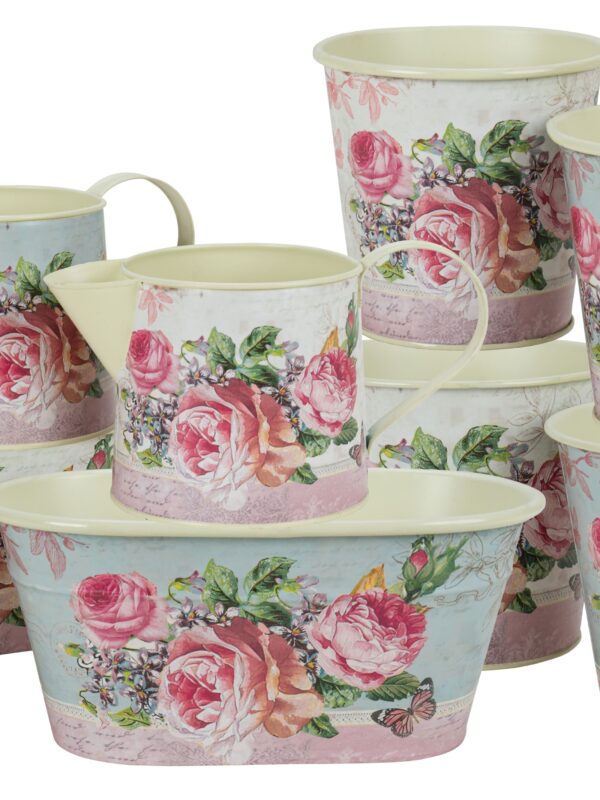 12 Piece Vintage Rose Metal Assortment