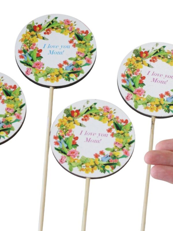 12 Piece "I Love You, Mom" Picks