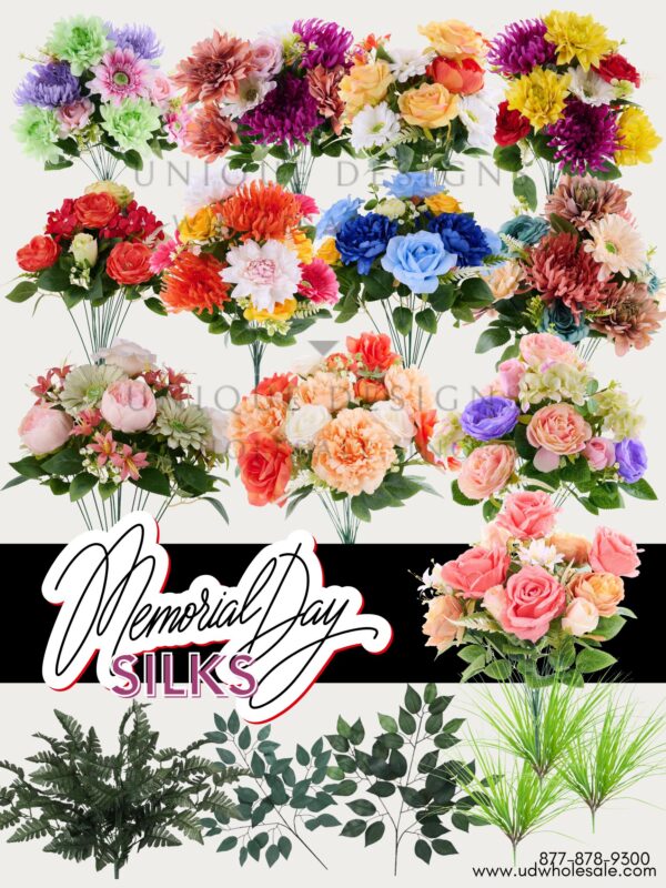 30 Piece Silk Bush/Greenery Assortment