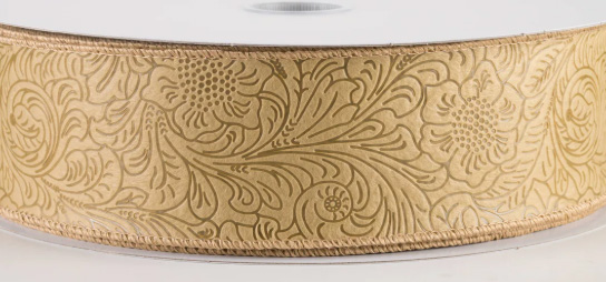 12 Rolls Embossed 50 Yard Ribbon (#9, #5) - Image 3